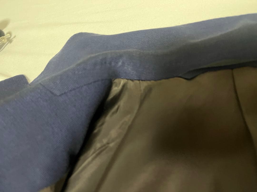 【希少生地】アルデックス　3BJK ドラッパーズ　ネイビーフレスコ　44相当