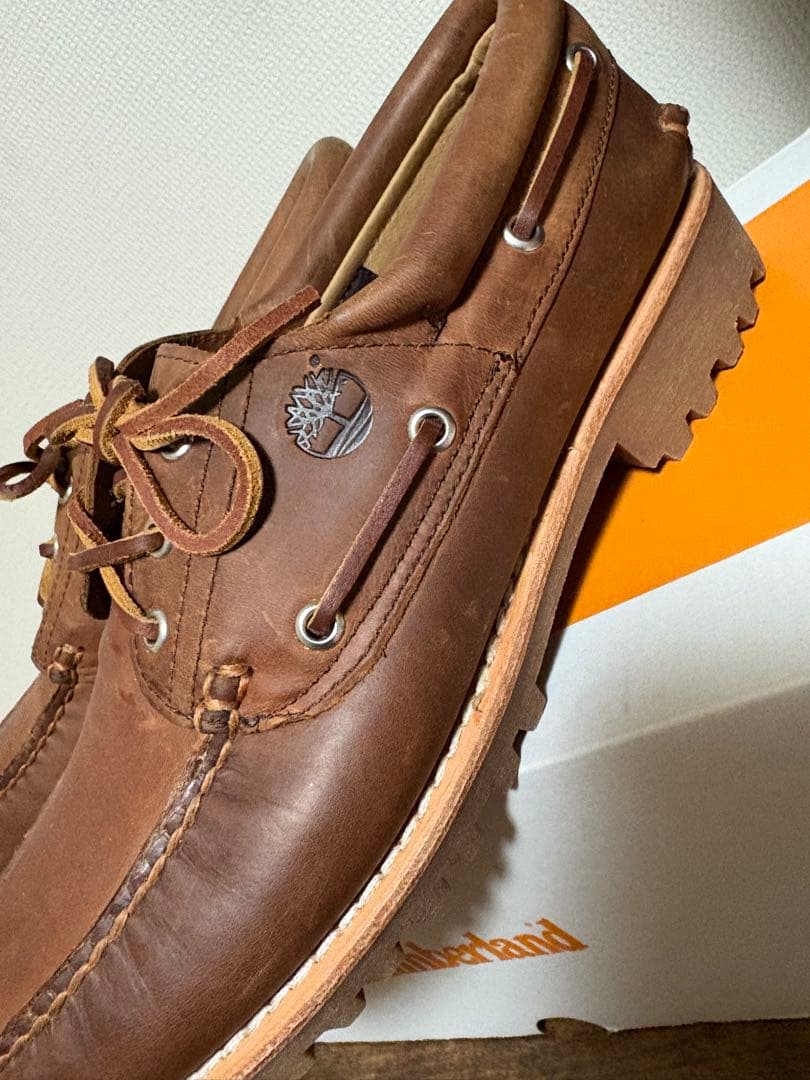 【美品】Timberland 3eye classic モカシン ブラウン 箱付