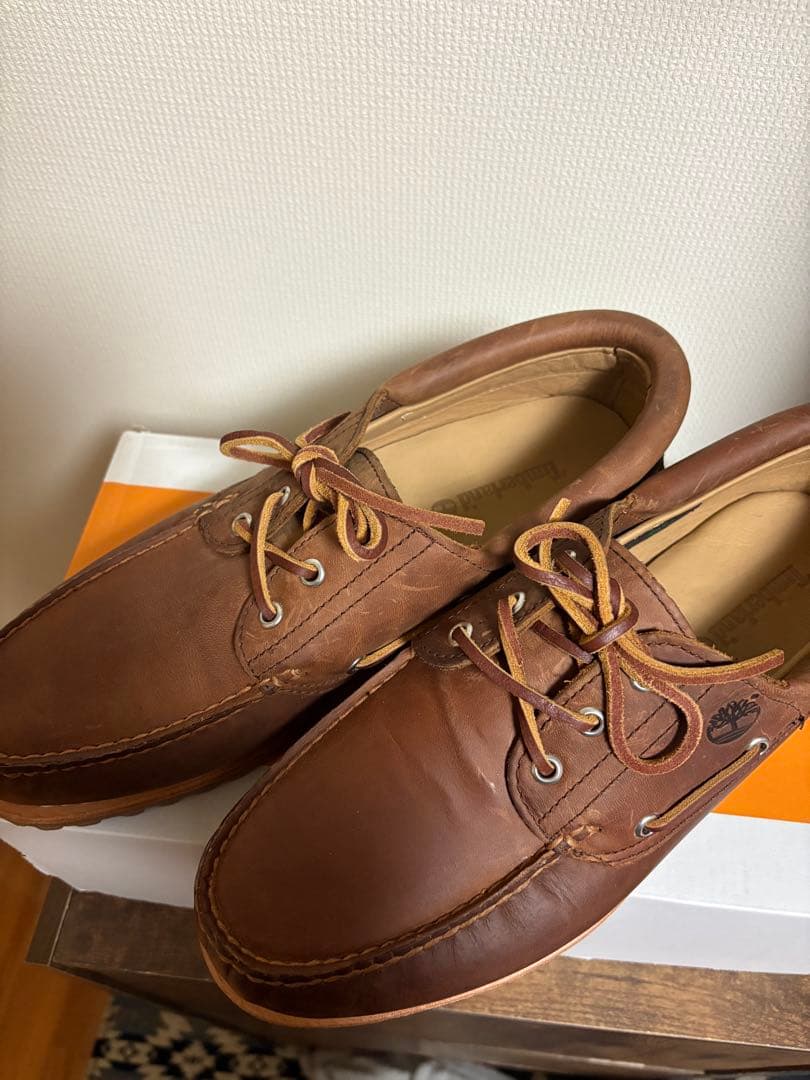 【美品】Timberland 3eye classic モカシン ブラウン 箱付