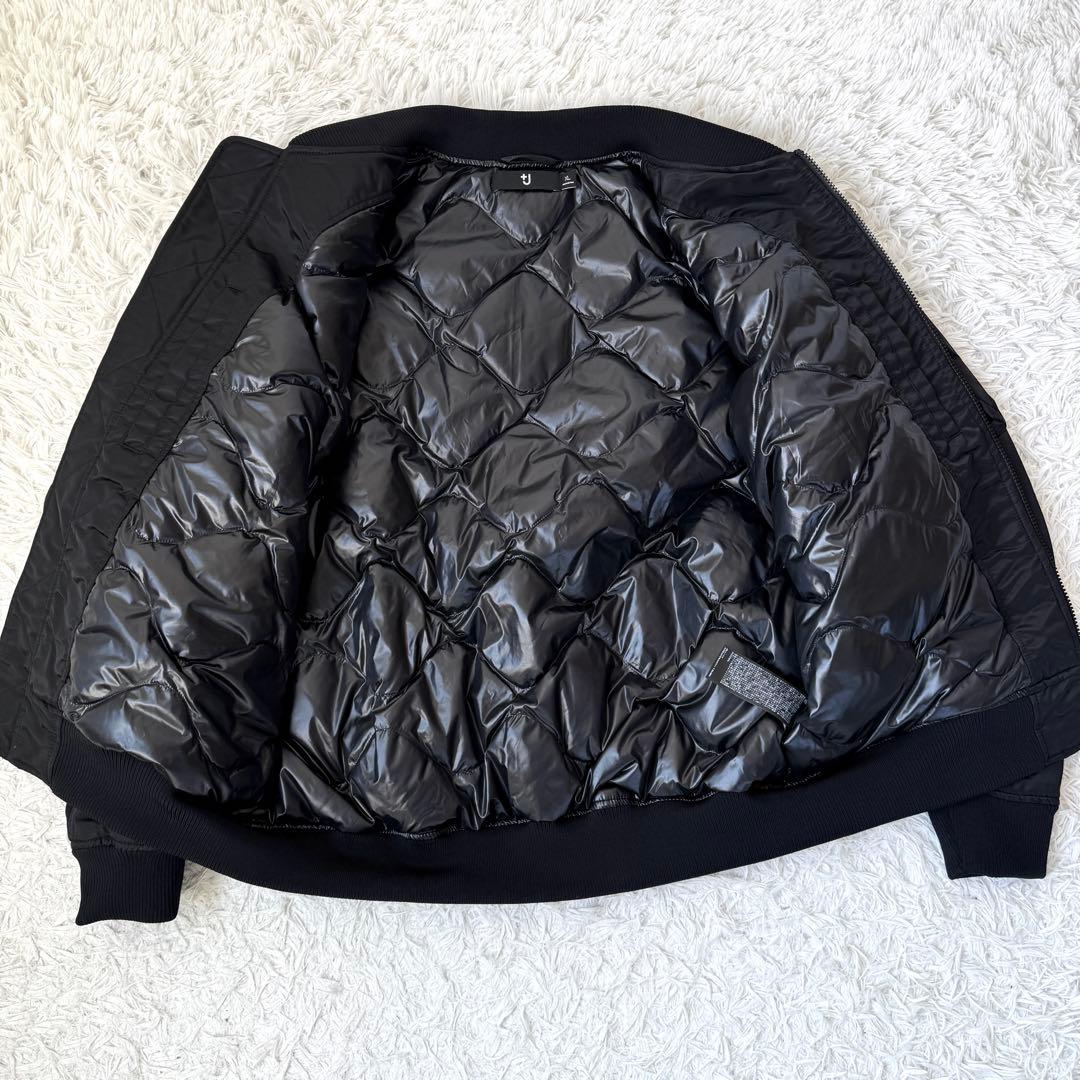 【新品✨】ユニクロ+J 復刻版ハイブリッドダウンオーバーサイズMA－1 XL 黒
