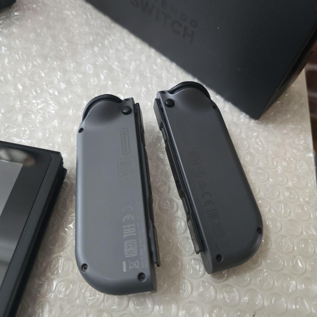 Nintendo Switch グレー + 充電スタンド + LANアダプタ