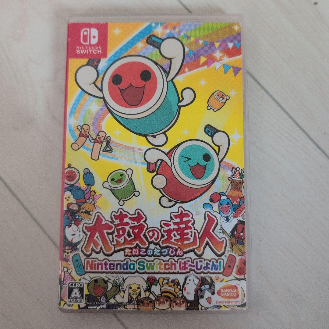 任天堂 switch 太鼓の達人 カセット 太鼓とバチ セット売り