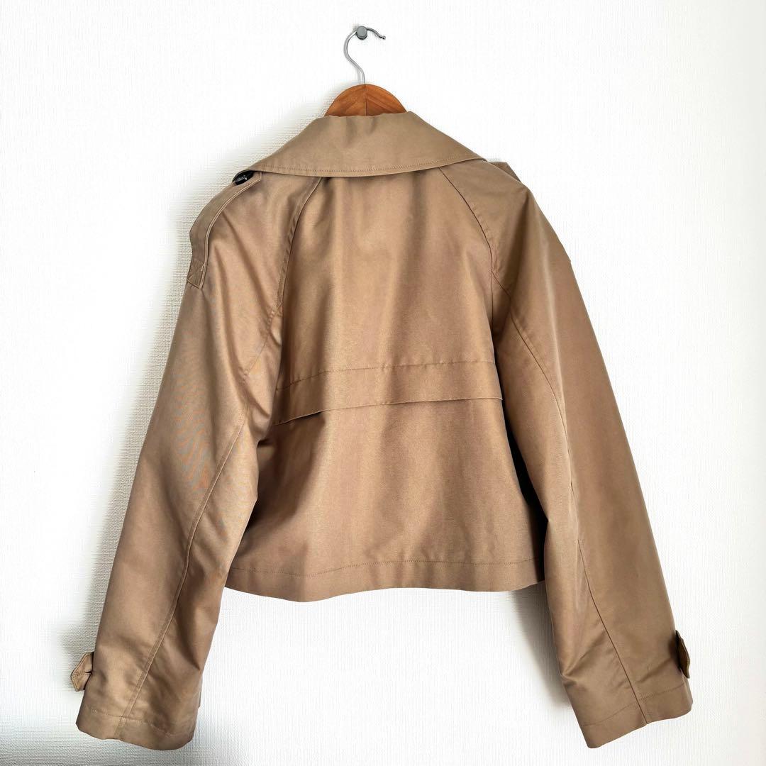 ZARA タグ付き 新品未使用 クロップドトレンチコート ベージュ