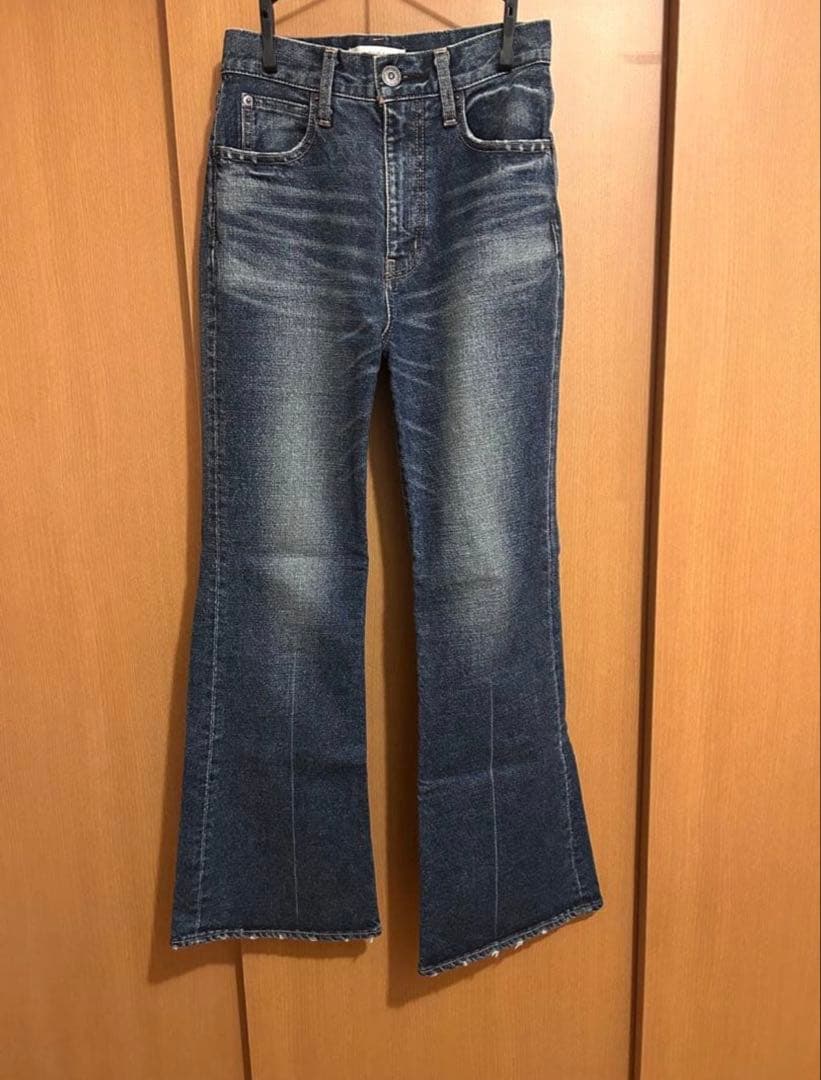 MOUSSY MVS D/BLU FLARE 25inch 美品　即日配送