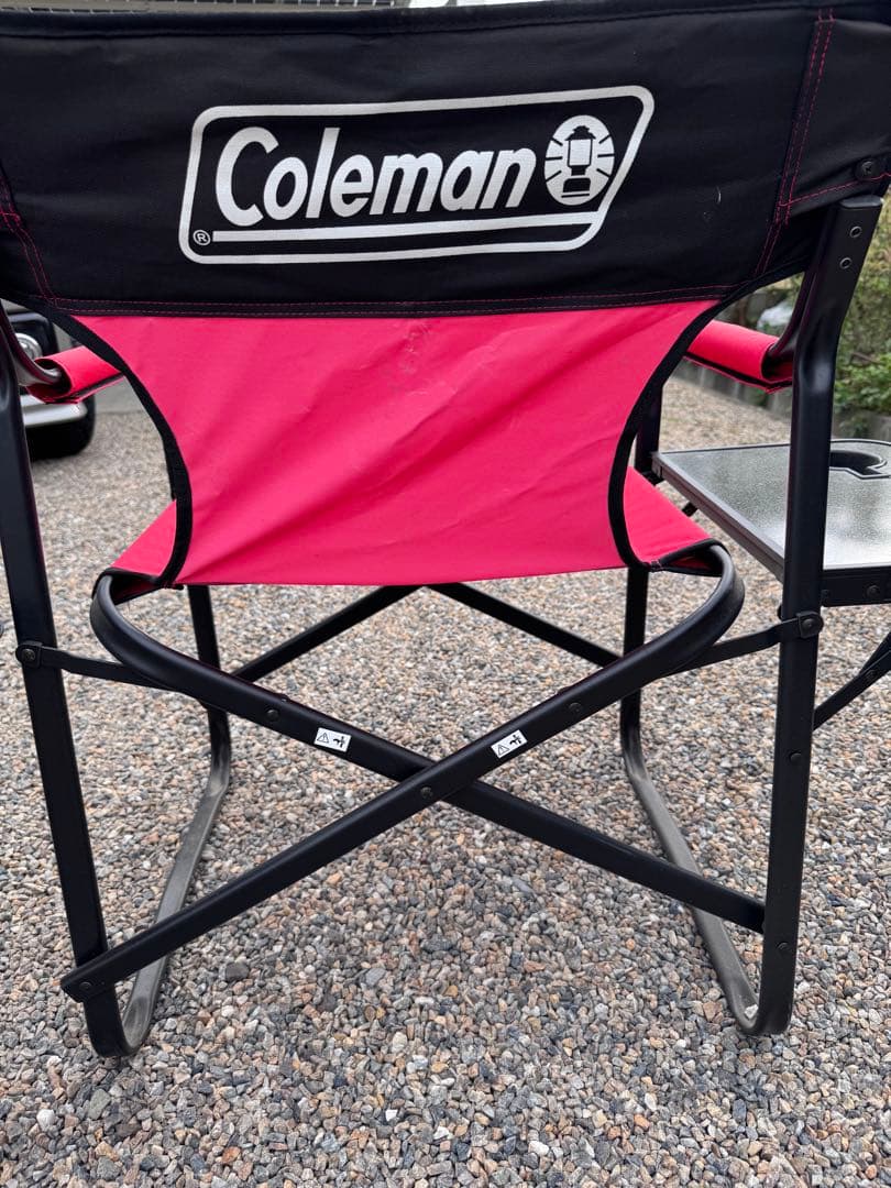 Coleman 折りたたみチェア 赤 2脚セット