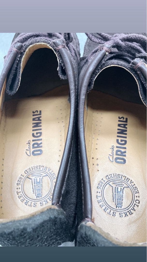 【美品】Clarks Originalsクラークス オリジナルスエード モカシン