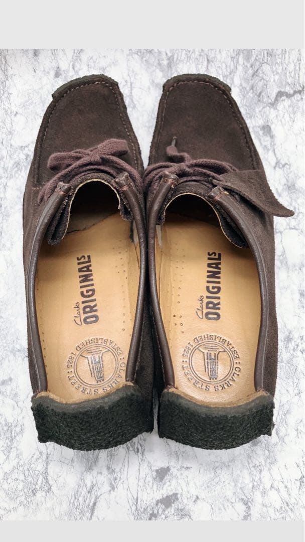 【美品】Clarks Originalsクラークス オリジナルスエード モカシン