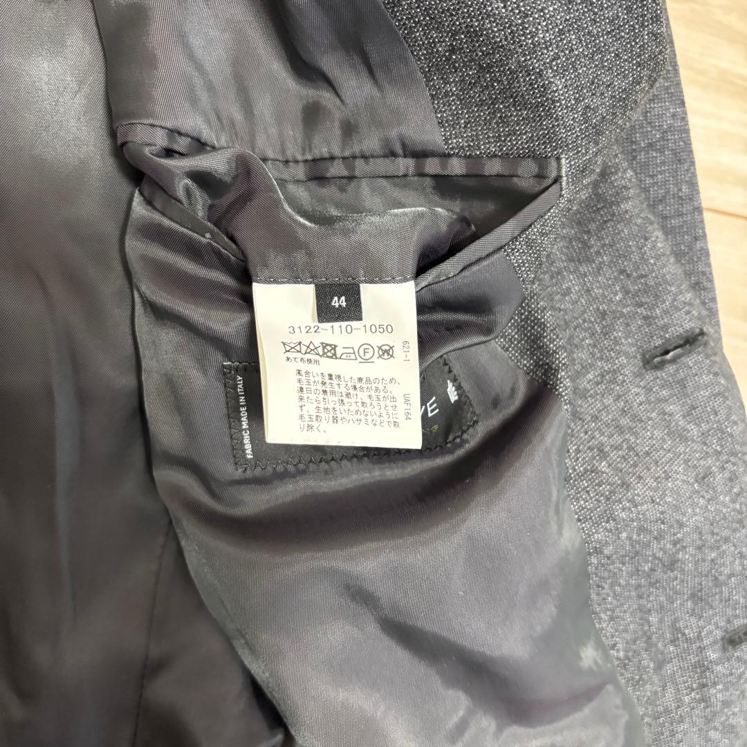 極美品　green label relaxing　レダ ジャケット 無地　グレー