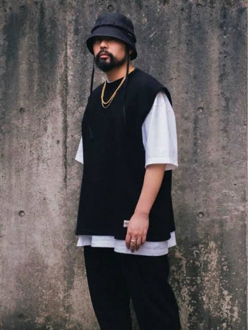 トップス cootie 23SS Inlay Sweat Cut Off Sleeve