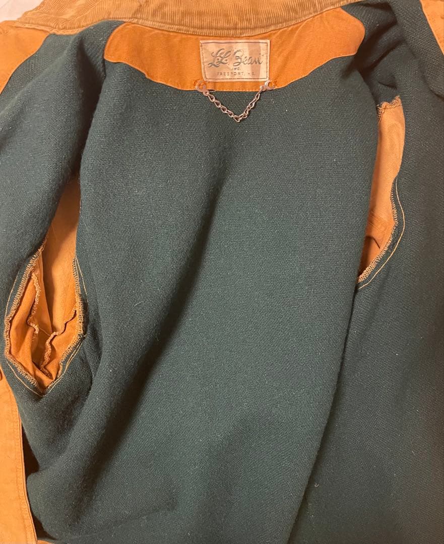 60s LLBeanワークジャケット 筆記体タグ