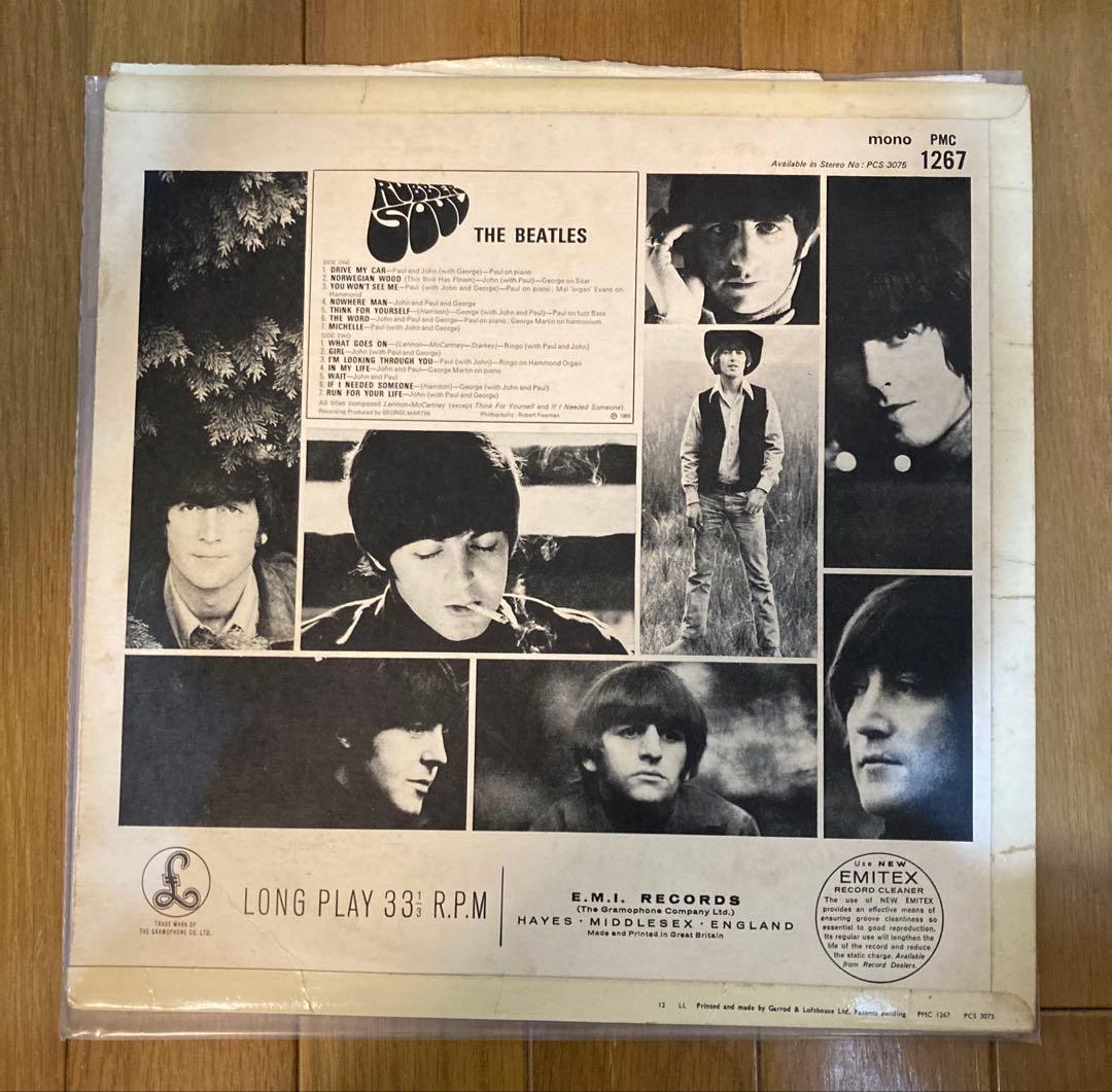 稀少UK初回Mono轟音ラバーソウルBeatlesビートルズレコード