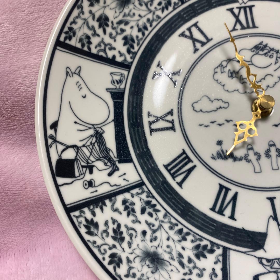 ムーミン 時計 amabro SOMETSUKE CLOCK　ムーミン　皿 時計