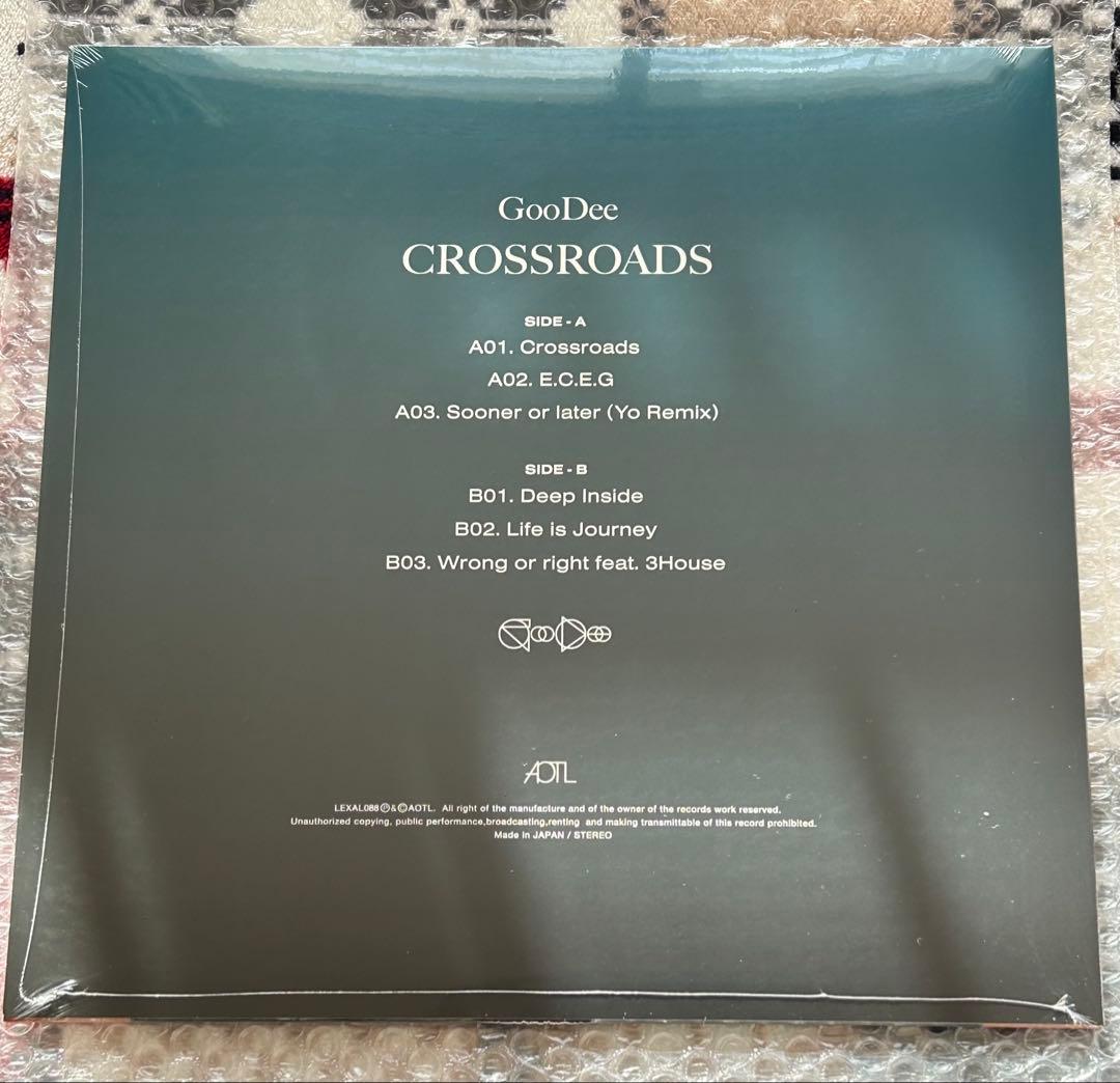 GooDee CROSSROADS レコード 新品未使用　3House アナログ