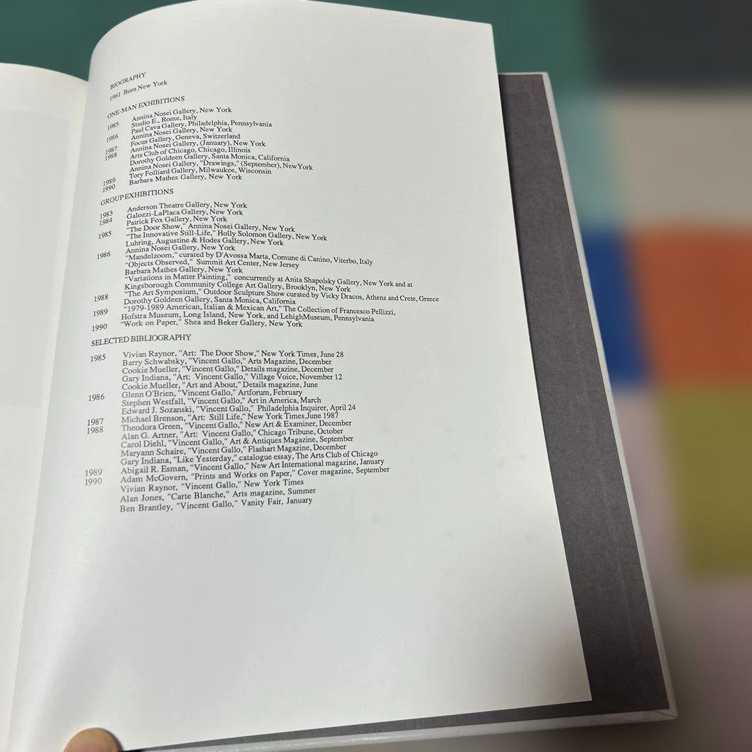 VINCENT GALLO 「ART RANDOM」