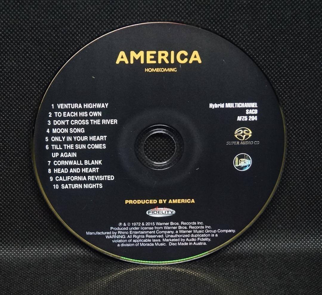 【中古SACD】アメリカ「ホームカミング」Audio Fidelity 希少廃盤