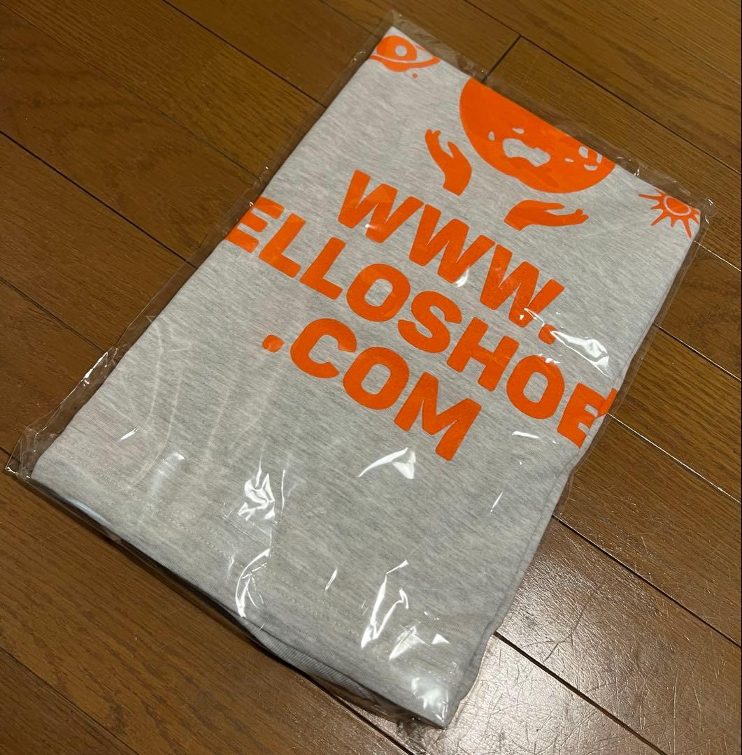 YELLO 2026S/S Tシャツ　ASH 蛍光オレンジ　店頭限定　ノベルティ