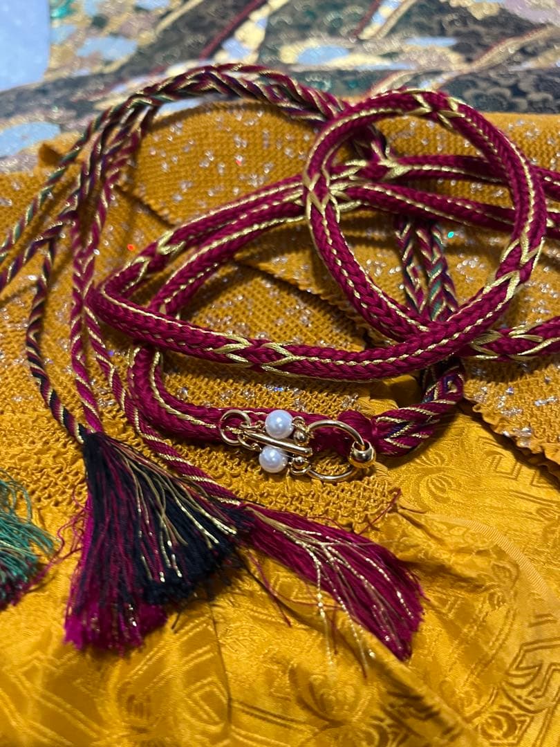 極上逸品✨正絹振袖フルセット✨高級金彩古典柄✨成人式 前撮り 袋帯付