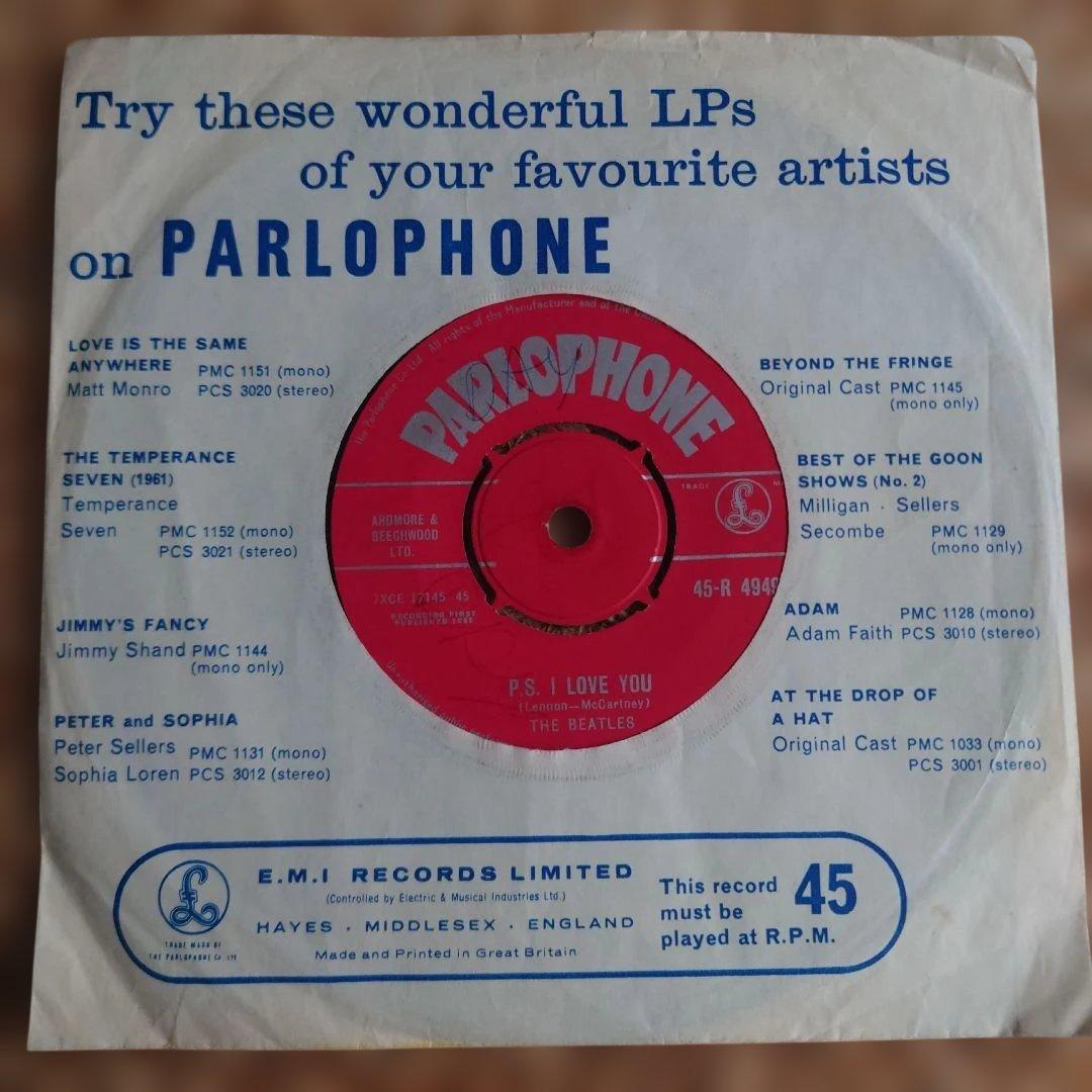 UK盤初回THE BEATLES LOVE ME DO
