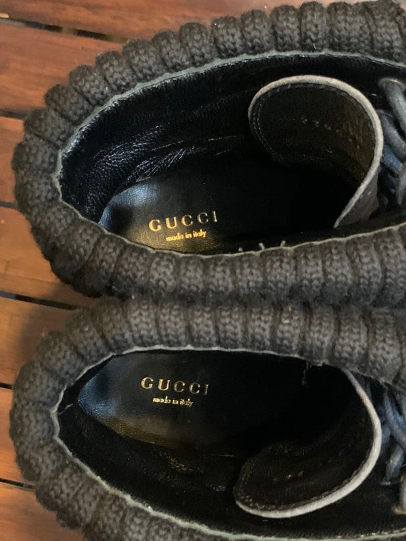 GUCCI グッチ　ハイヒールブーツ ブラック