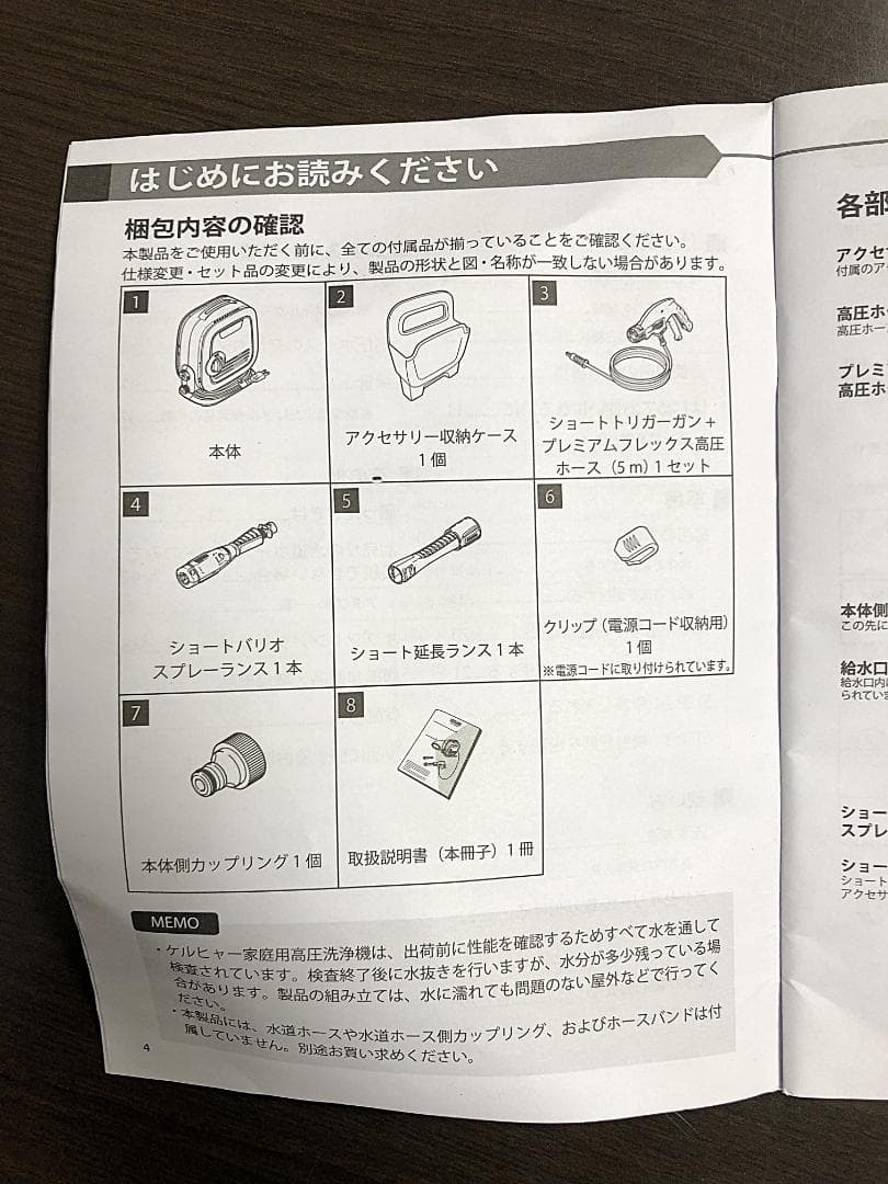 5*4様 KARCHER K MINI 高圧洗浄機本体＋付属品