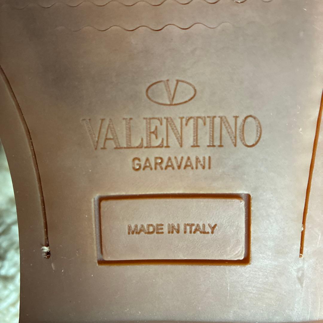 VALENTINO ブラウン モカシン 保存袋付き