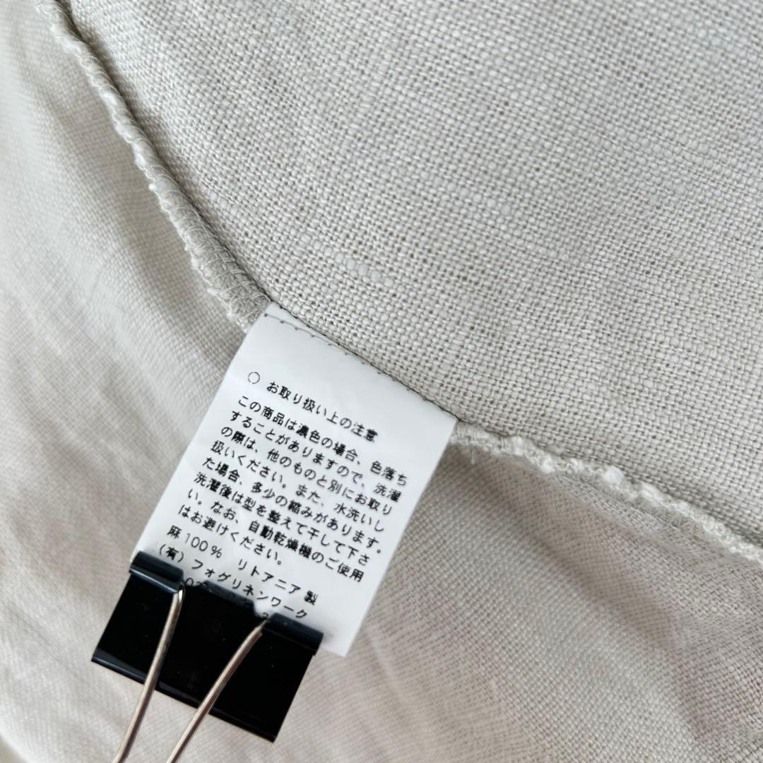 fog linen work リネン コートワンピース