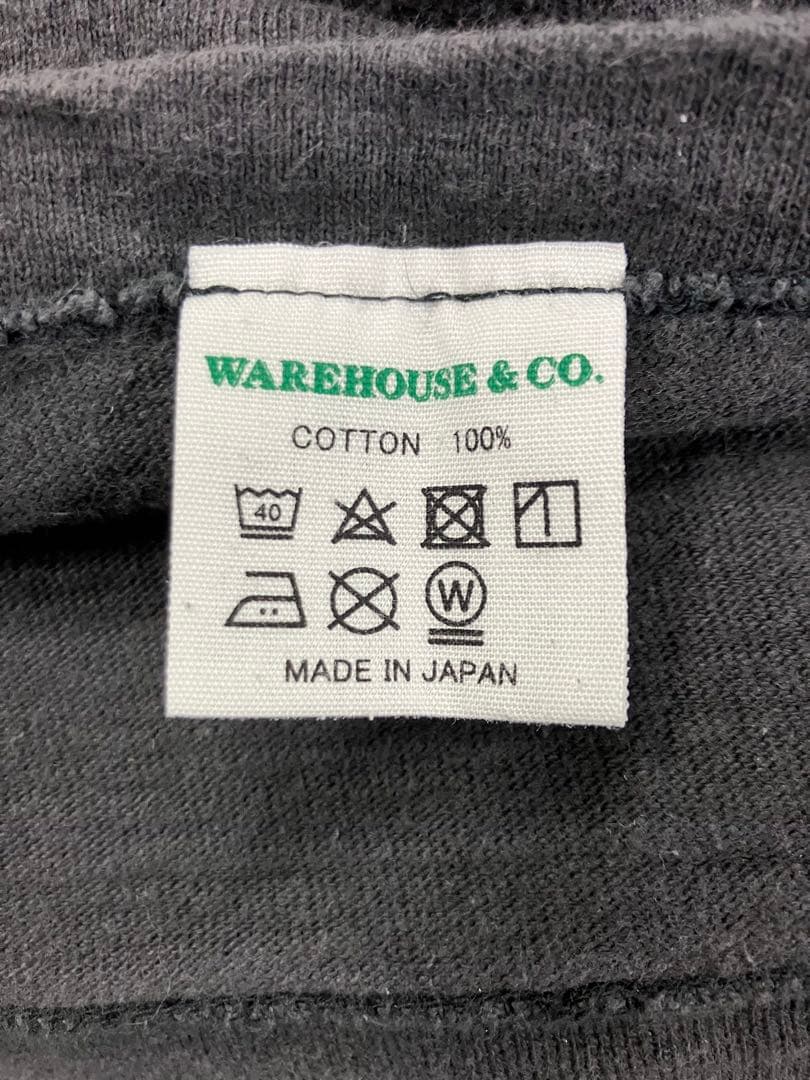 WAREHOUSE/ウエアハウス 4063 7分袖フットボールTシャツNAVY