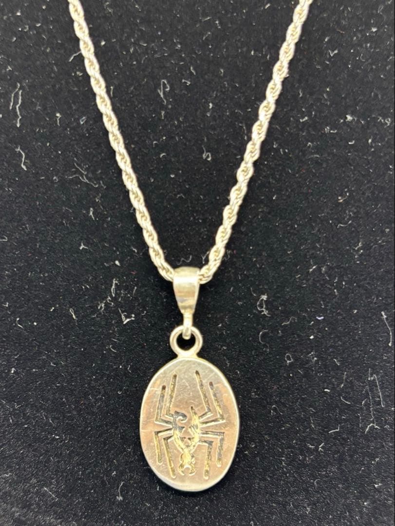 ホピCyrus Josytewa スパイダーペンダントネックレス　レア　オシャレ