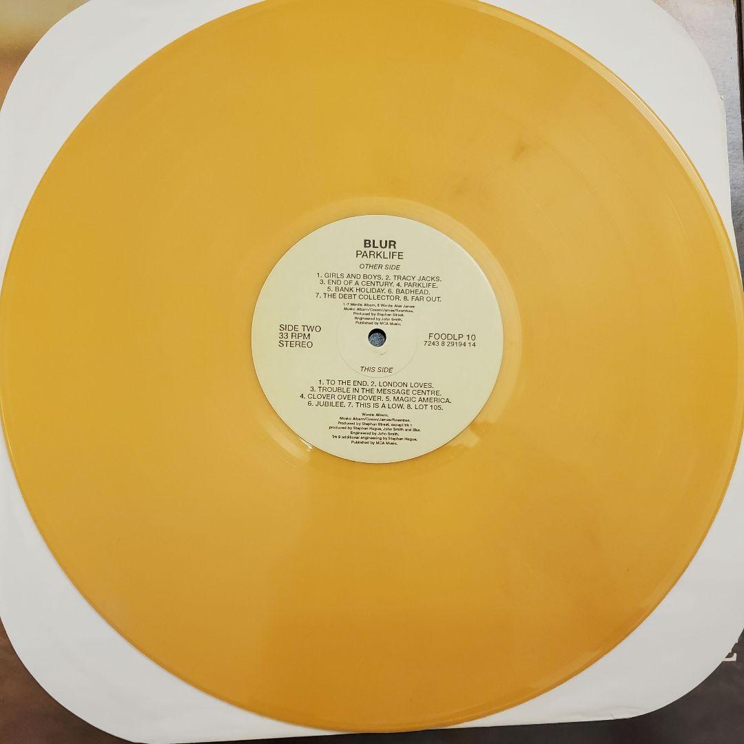 洋楽 Blur Parklife yellow vinyl