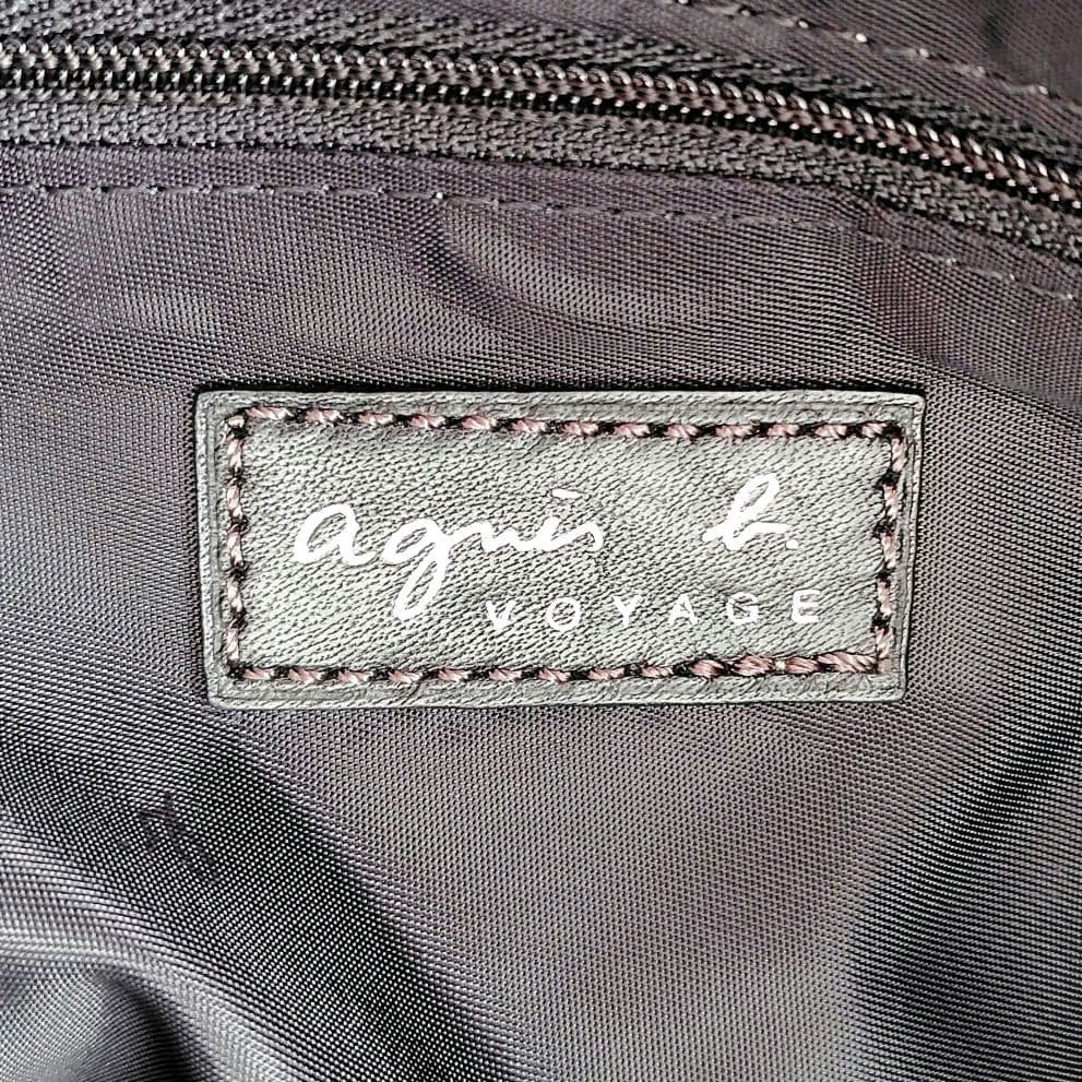 美品✨️agnes b.VOYAGE　ボストンバッグ　2way　鍵付き　ブラック