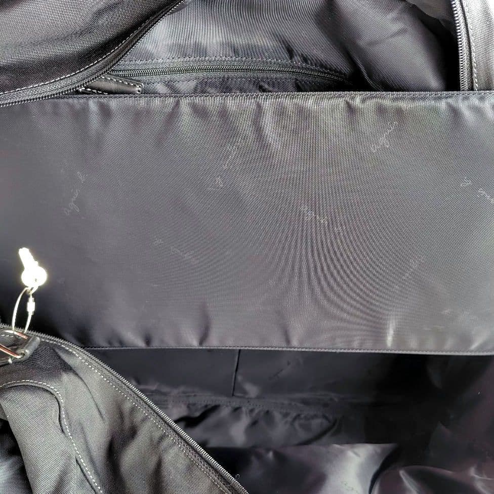 美品✨️agnes b.VOYAGE　ボストンバッグ　2way　鍵付き　ブラック