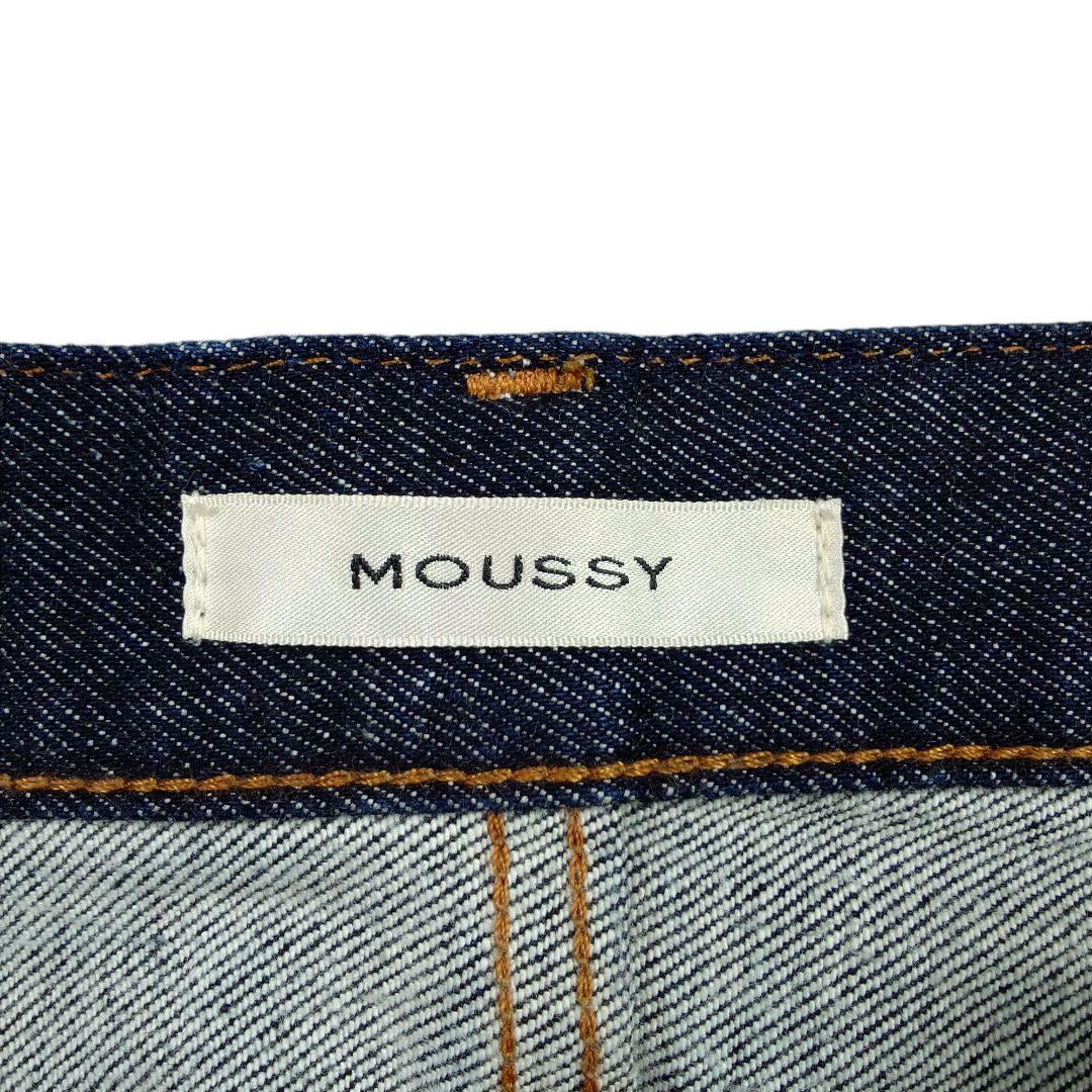 【美品】MOUSSY MVS FLARE インディゴ フレアデニム 24