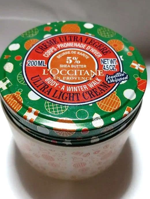 [未使用品]ロクシタン スノーSH ボディクリーム フィグ森の香り 200ml