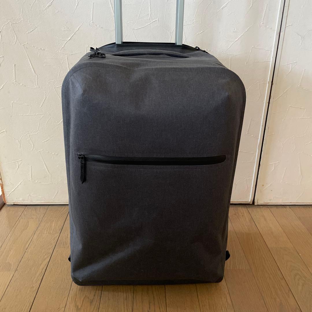 MUJI 耐水性キャリーケース 36L ダークグレー