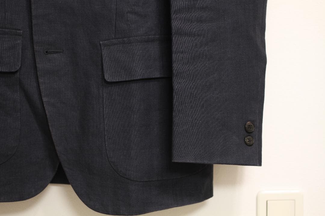 【リネン】Kenneth Filed 60s SPORTS COAT ネイビー
