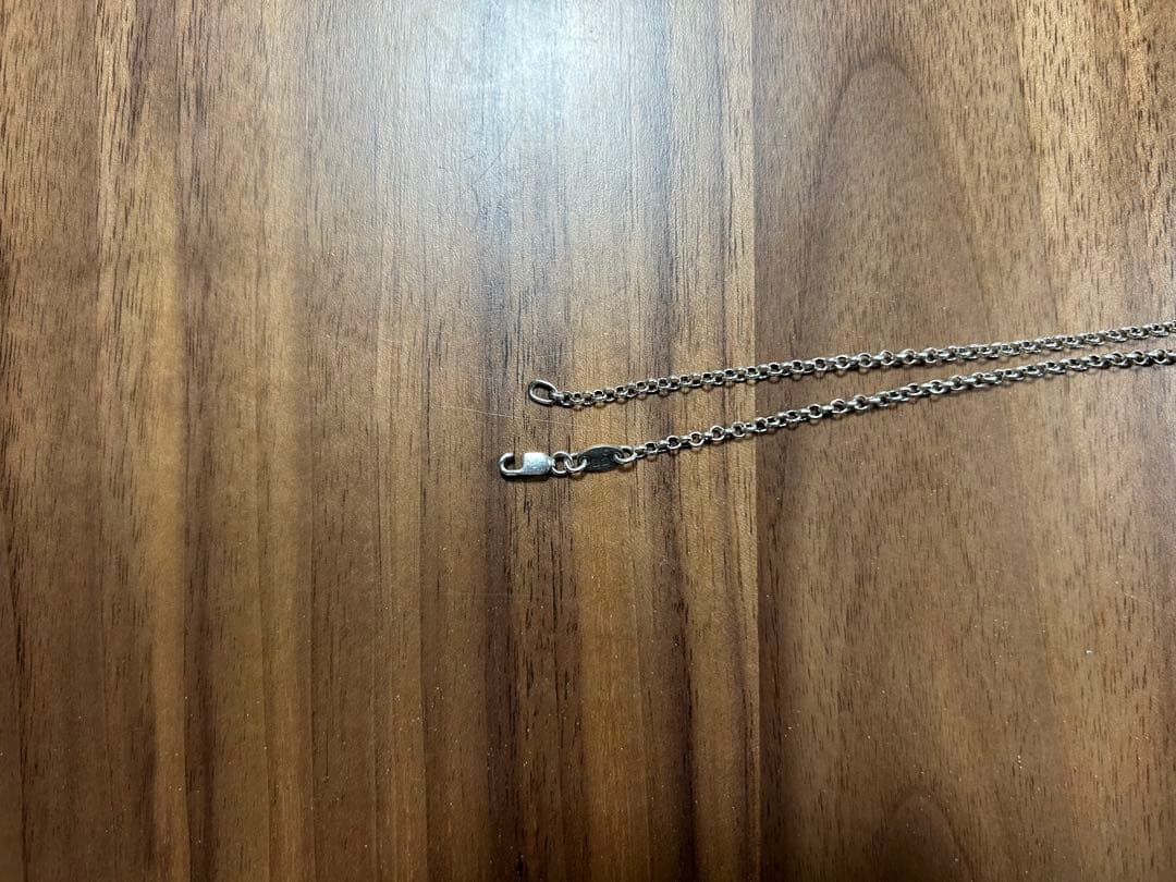 【訳アリ】クロムハーツ　ロールチェーン　留め具破損
