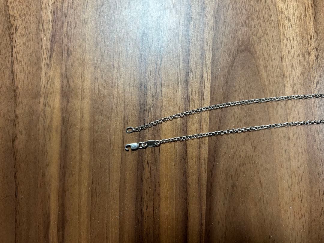 【訳アリ】クロムハーツ　ロールチェーン　留め具破損