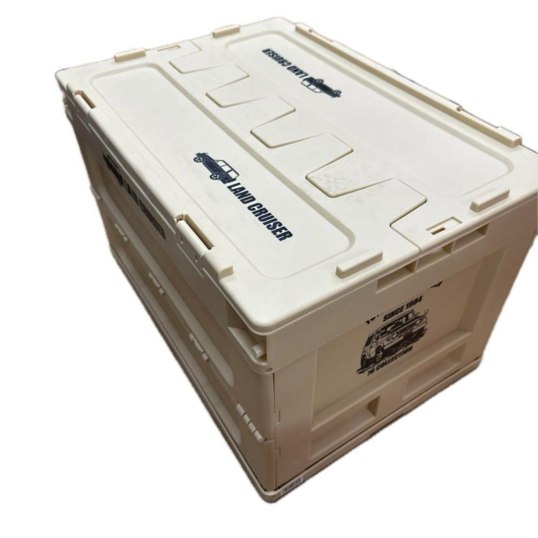 【限定】2個セット アイボリー ランクル コンテナ 折りたたみ ボックス BOX