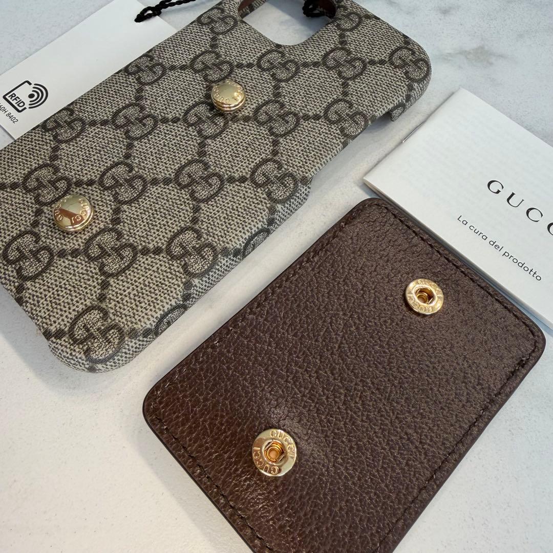 正規未使用✨GUCCI オフィディアiPhone13ケース＆カードホルダー GG