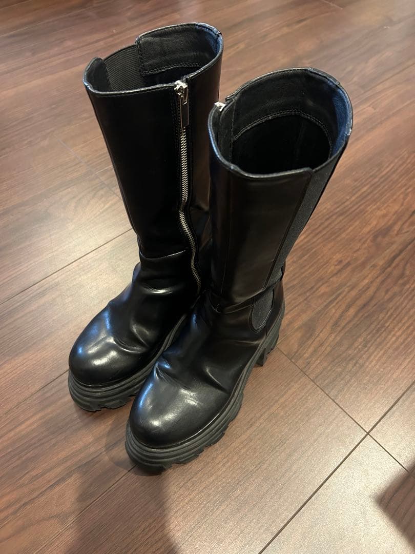 靴 STUDIOUS Side Goa Middle Boots size1