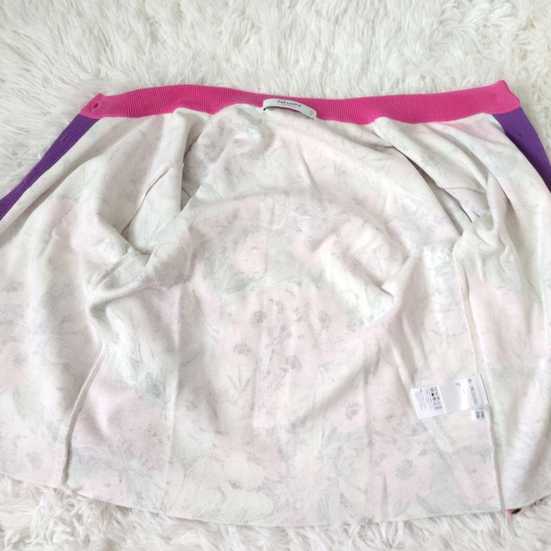 美品✨Blugirl Blumarine カーディガン フラワープリント ピンク