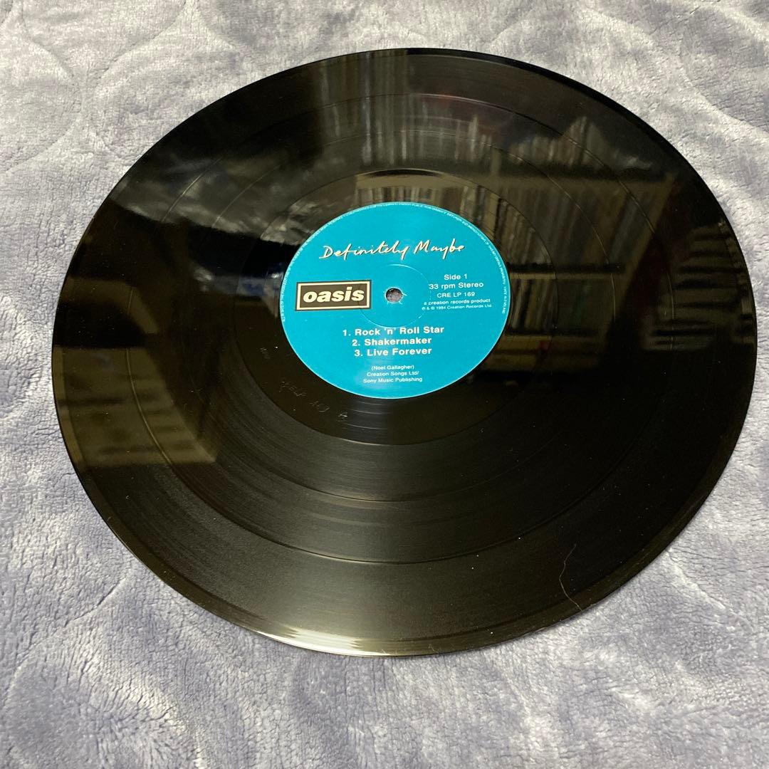 oasis definitely maybe レコード　CRELP169 新品