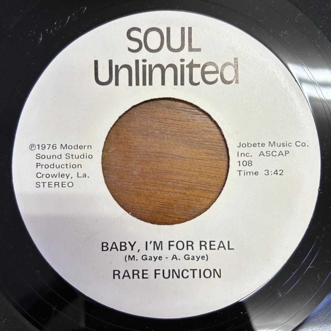 【SOUL 45】RARE FUNCTION／DISCO FUNCTUON