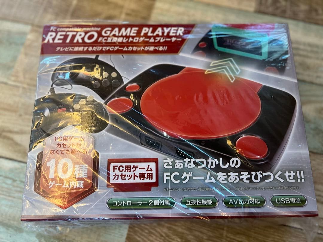 新品　未開封　FC互換レトロゲームプレーヤー 10種内蔵