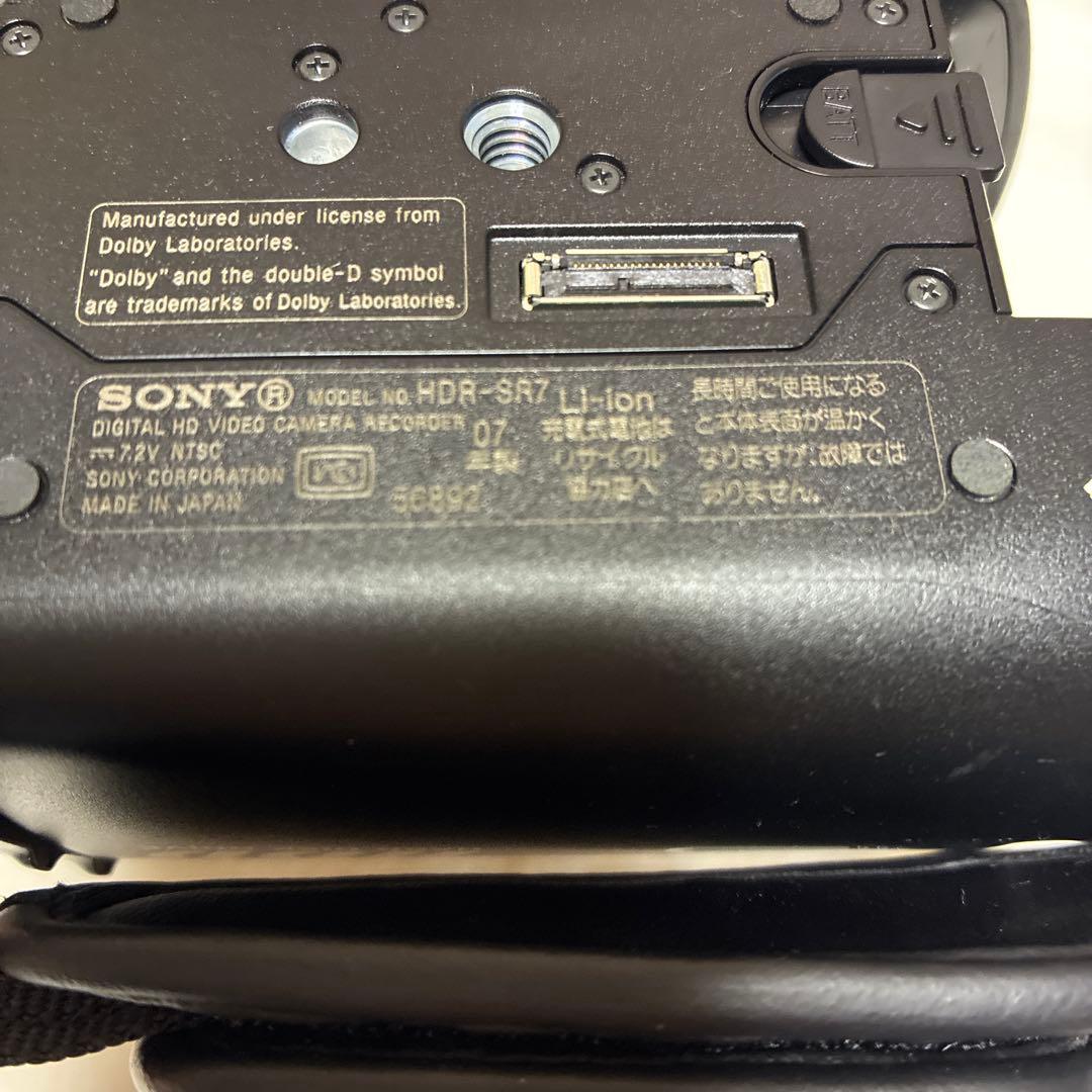 SONY Handycam HDR-SR7 動作品