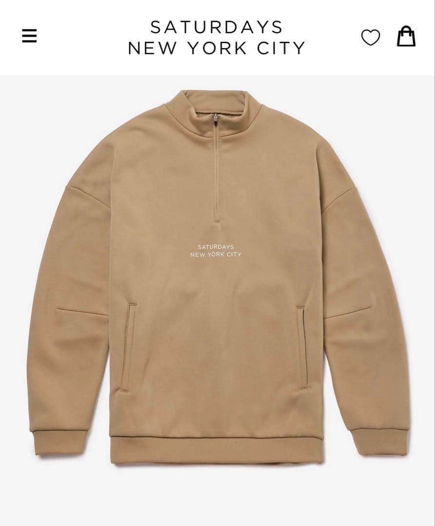【即発送】SATURDAYS NEW YORK CITY プルオーバー