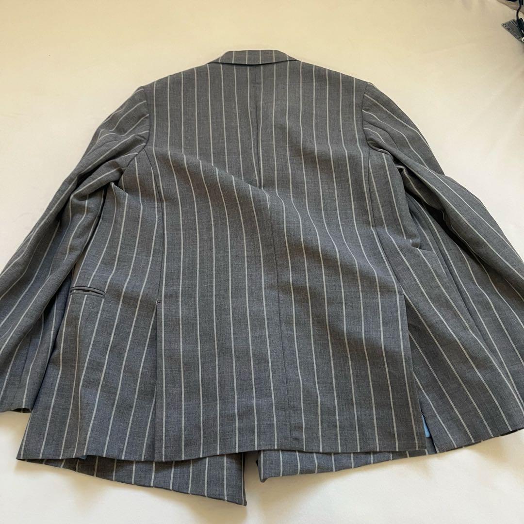 【Thanks】drawer ストライプ アンコンジャケット 美品