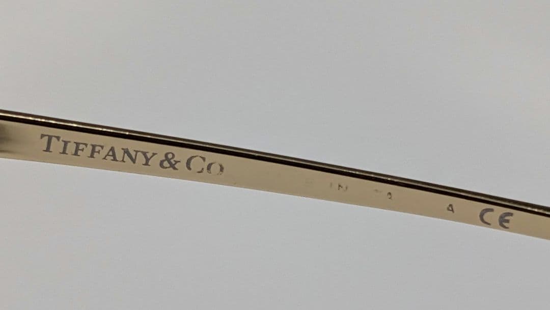 TIFFANY　ゴールドブラウンサングラス❦
