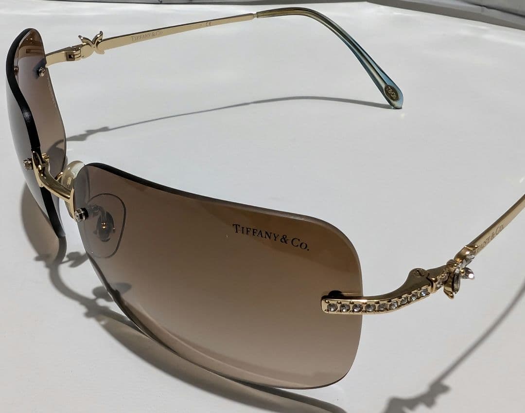 TIFFANY　ゴールドブラウンサングラス❦