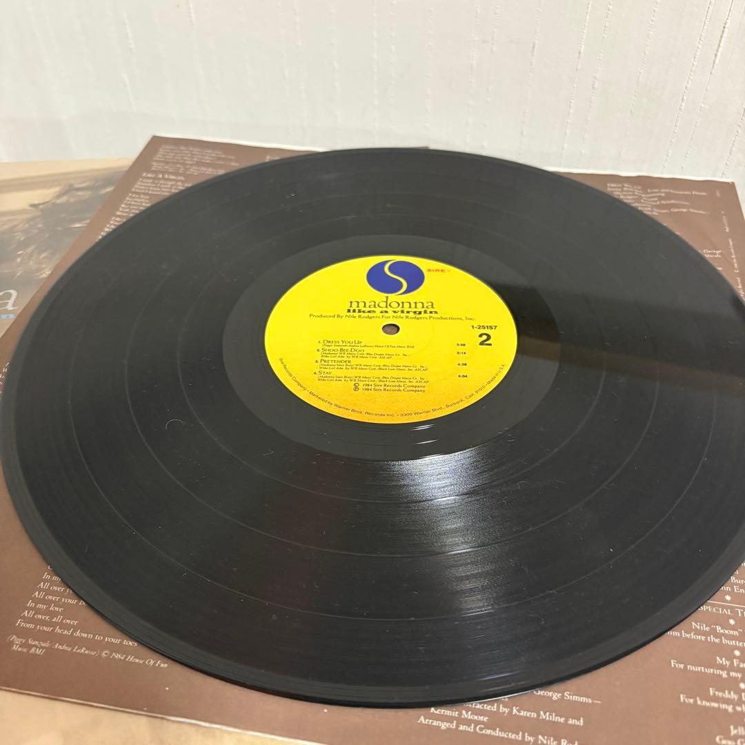 Madonna US 反転ジャケット Like A Virgin LP レコード